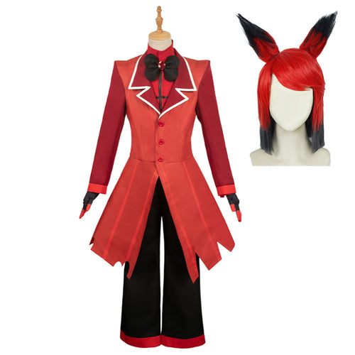 Hazbin Hotel:Costume Red Alastor Cosplay Halloween for Cosplay Costume