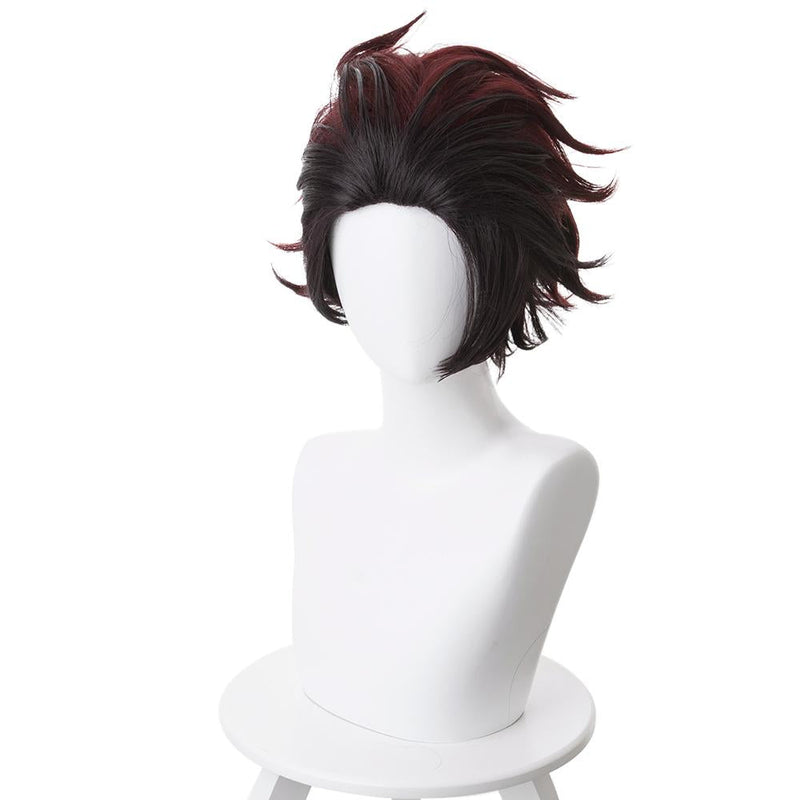 [Full In Stock]  Demon Slayer: Kamado Tanjirou Cosplay Wig