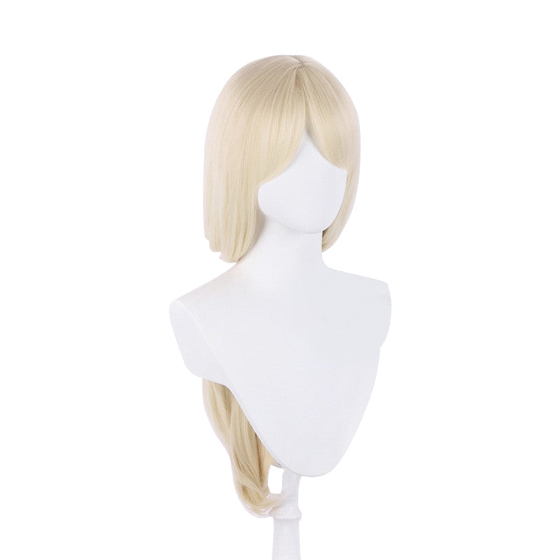 SeeCosplay 2023 Movie Long Straight Blonde Hair Heat Resistant Synthetic Hair Cosplay Wig