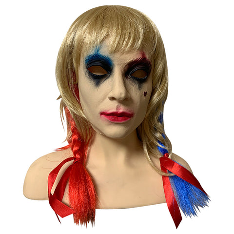 SeeCospaly Joker: Folie a Deux (2024) Movie Harley Quinn Cosplay Latex Masks Halloween for Costume Props
