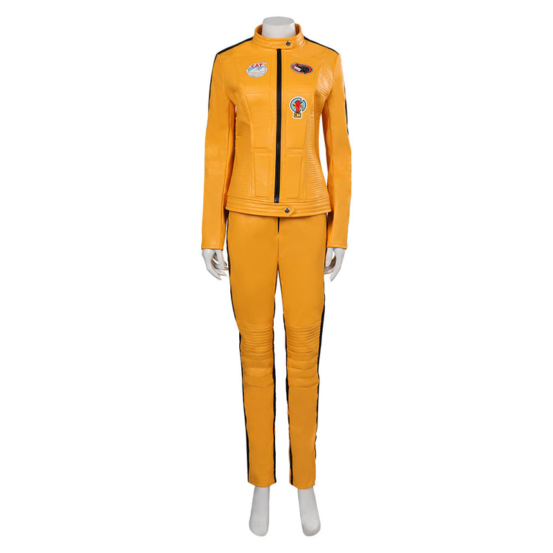 [All Sizes In Stock] Kill Bill: The Bride Yellow Outfits Halloween Carnival Party Cosplay Costume