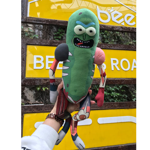 Seecosplay Morty Plush Toys Doll Cute Pickle Rick Plush Soft Pillow Stuffed  Toys for Children Kids Christmas Gifts