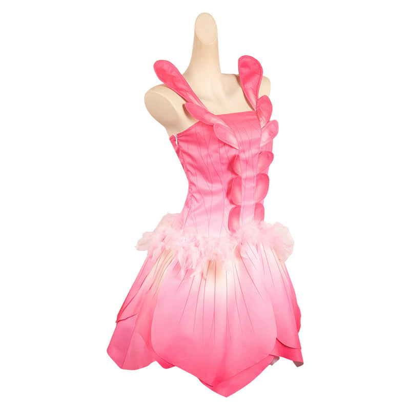 SeeCosplay 2005 Doll Fairytopia Movie Elina Pink Dress Halloween for Carnival Cosplay Costume