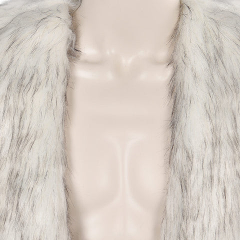 SeeCosplay 2023 Doll Movie Ken White Fur Coat for Carnival Halloween Cosplay Costume