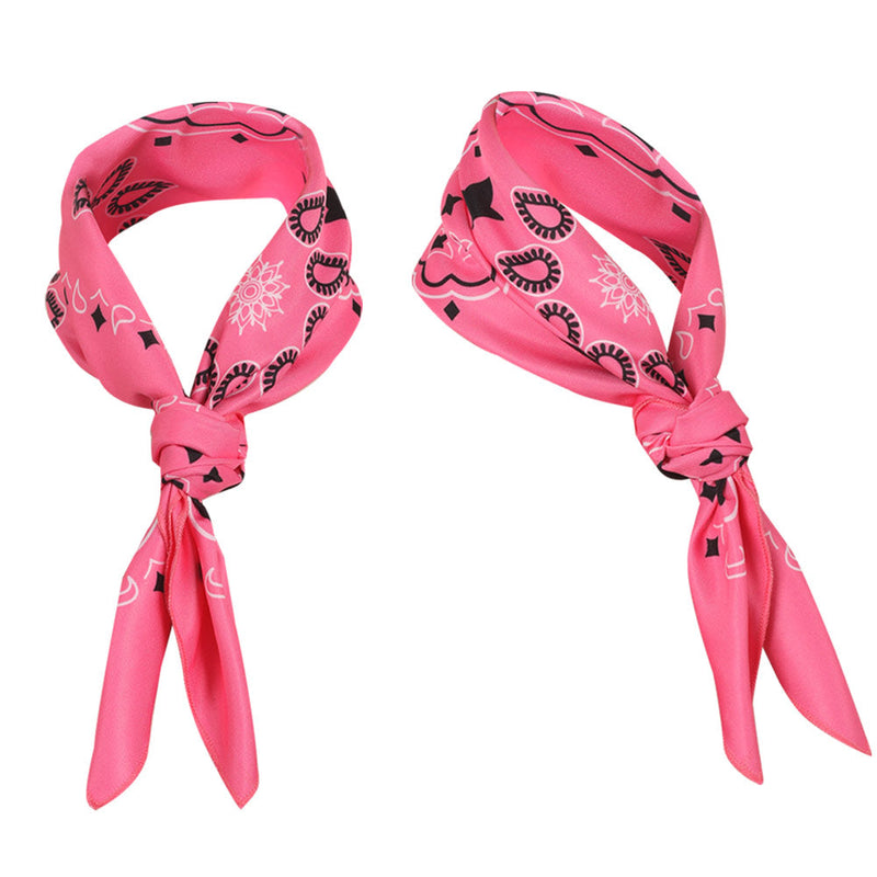 Barb Pink Style:Costume Pink Soft Scarf Halloween Carnival Party Accessories Gifts