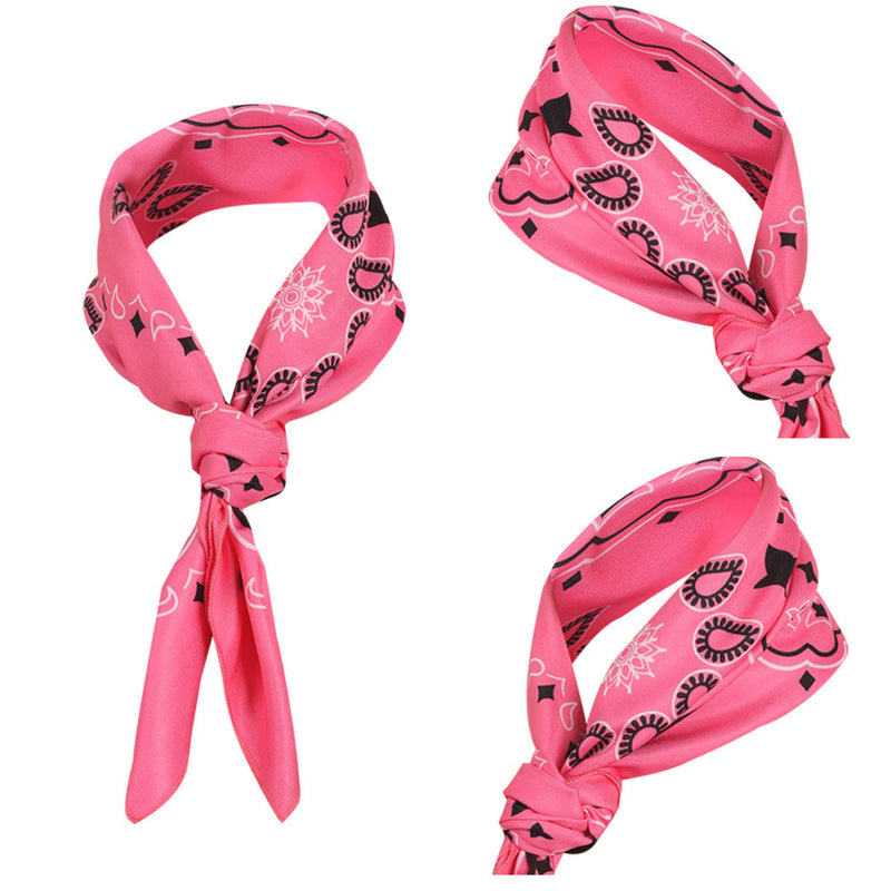 Barb Pink Style:Costume Pink Soft Scarf Halloween Carnival Party Accessories Gifts