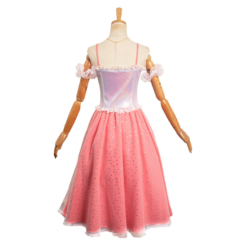 2023 Movie Doll in the Nutcracker Clara Pink Yarn Sexy Pink Skirt Party Carnival Halloween Cosplay Costume