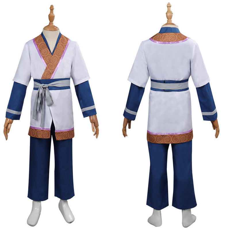 Seecosplay 2023 The Monkey King Movie Lin Kids Children White Role Playing Outfits Party Carnival Halloween Cosplay Costume