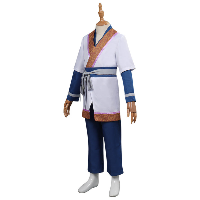 Seecosplay 2023 The Monkey King Movie Lin Kids Children White Role Playing Outfits Party Carnival Halloween Cosplay Costume