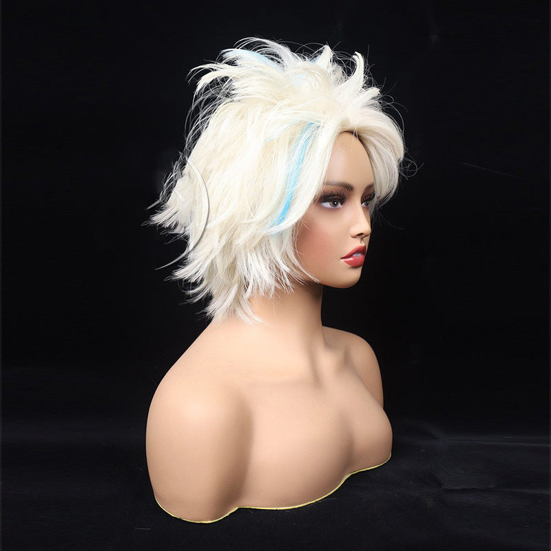 SeeCosplay 2023 Doll Movie Kate McKinnon Weird Doll Cosplay Wig Synthetic Hair Wig Halloween Custome Accessories