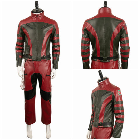 2023Movie Red One Callum Drift Red Set Outfits Cosplay Costume Halloween Carnival Suit