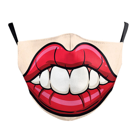 Anime-Maske Kreative personalisierte lustige große Mund-Ausdrucksmaske