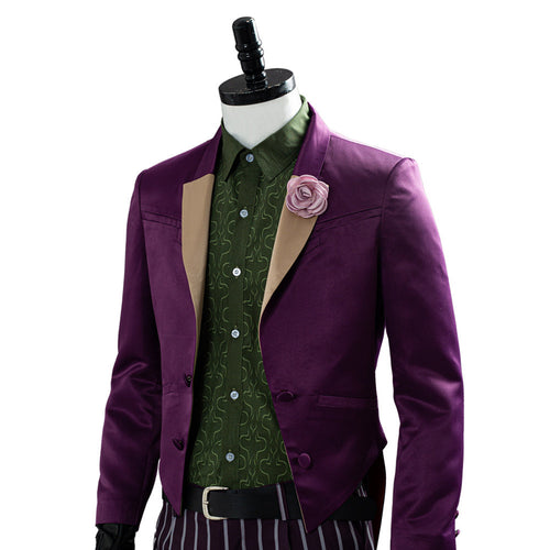 SeeCospaly Mortal Kombat 11 The Joker Coat Pants Costume for Halloween Carnival Suit Cosplay Costume