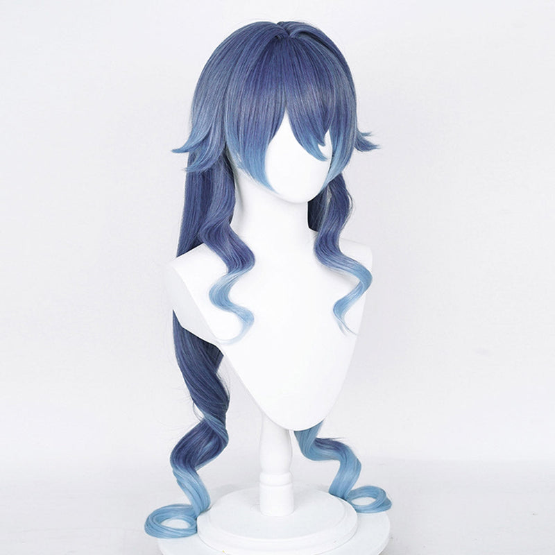 [Full In Stock] Genshin Impact: Layla Cosplay Wig Heat Resistant Synthetic Hair Carnival Halloween Party Wig Props