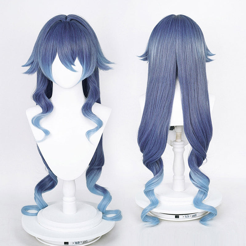 [Full In Stock] Genshin Impact: Layla Cosplay Wig Heat Resistant Synthetic Hair Carnival Halloween Party Wig Props