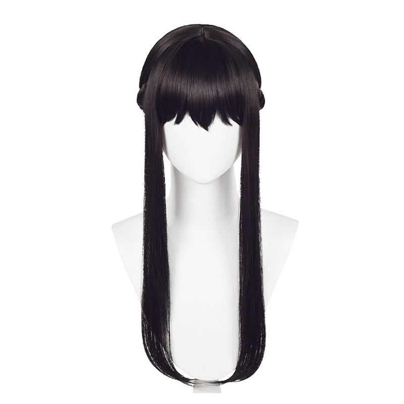 SPY :Yor Forger: Long Black Cosplay Wig Carnival Halloween Hair