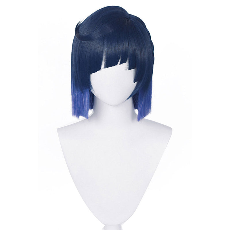 SeeCosplay Genshin Impact Yelan Cosplay Wig Heat Resistant Synthetic Hair Carnival Halloween Party Props Female