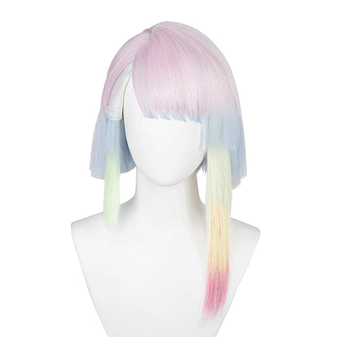Cyberpunk: Edgerunners Lucy Cosplay Wig Synthetic Hair Halloween Party Wig