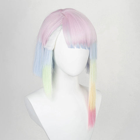Cyberpunk: Edgerunners Lucy Cosplay Wig Synthetic Hair Halloween Party Wig
