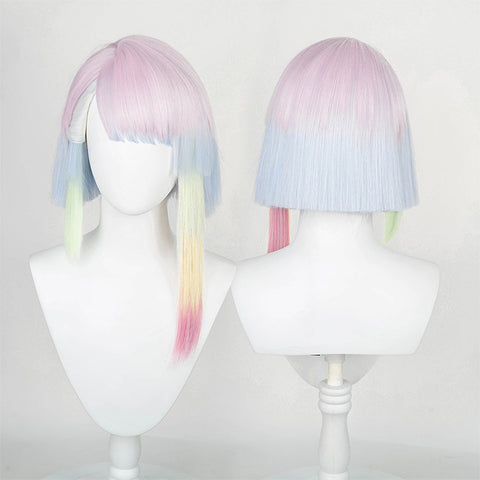 Cyberpunk: Edgerunners Lucy Cosplay Wig Synthetic Hair Halloween Party Wig