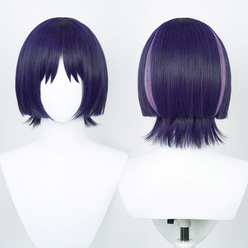 [Full In Stock] Genshin Impact: Kunikuzushi Balladeer Cosplay Wig Heat Resistant Synthetic Hair Carnival Halloween Party Wig Props