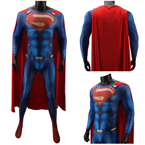 SeeCospaly Superman: Man of Steel Cosplay Costume Jumpsuit Cloak Costumes for Halloween Carnival Suit
