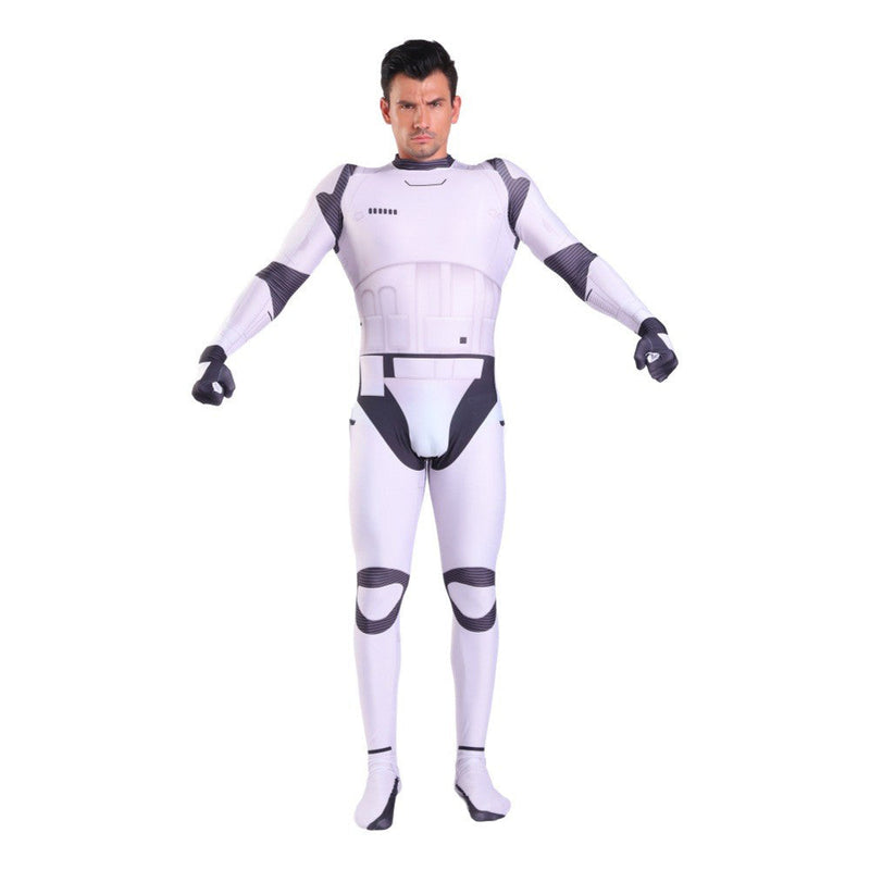 Imperial Stormtrooper Jumpsuit Costume Halloween Carnival Suit