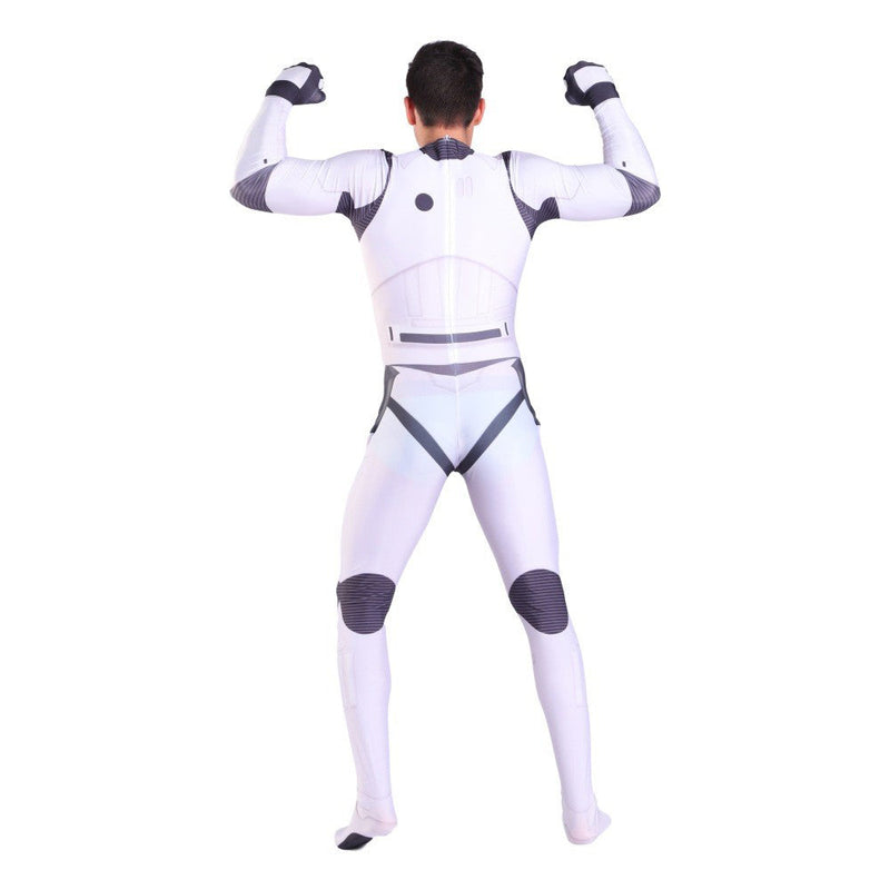 Imperial Stormtrooper Jumpsuit Costume Halloween Carnival Suit