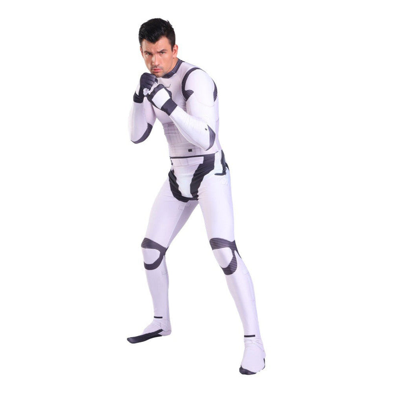 Imperial Stormtrooper Jumpsuit Costume Halloween Carnival Suit