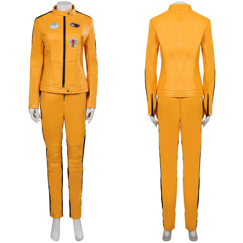 [All Sizes In Stock] Kill Bill: The Bride Yellow Outfits Halloween Carnival Party Cosplay Costume