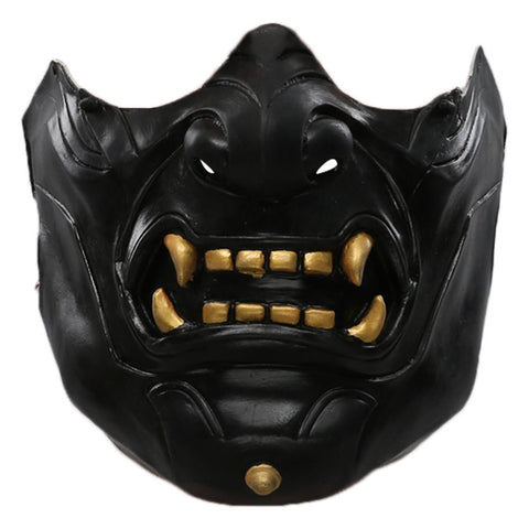 Ghost of Tsushima:    Latex Face Cover Halloween Cosplay Accessories
