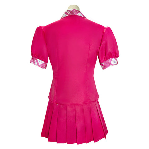 SeeCosplay 2023 BarB Pink Style Movie Sophia Pink Uniform Outfits Halloween Carnival Cosplay Costume BarBStyle Female