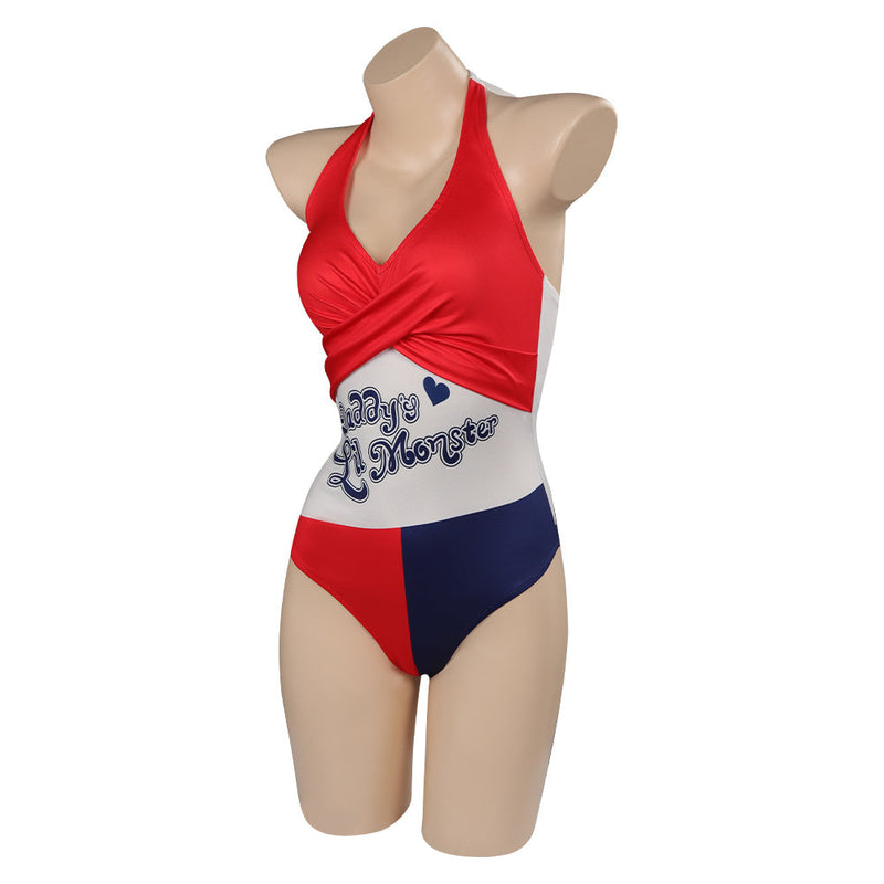 SeeCosplay Harley Quinn Swimsuit Outfits Halloween Carnival Cosplay Costume
