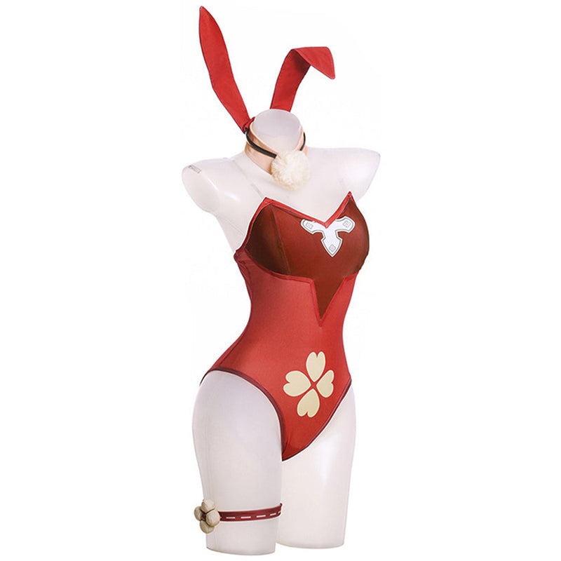 SeeCosplay Genshin Impact Klee Cosplay Costume Bunny Girls Costume Outfits for Halloween Carnival Party Suit Female
