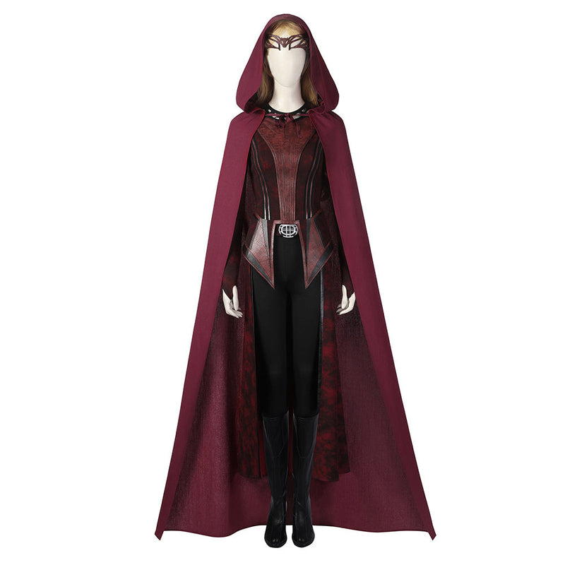 SeeCospaly Doctor Strange in the Multiverse of Madness Scarlet Witch Wanda Cosplay Costumes Cloak Outfits