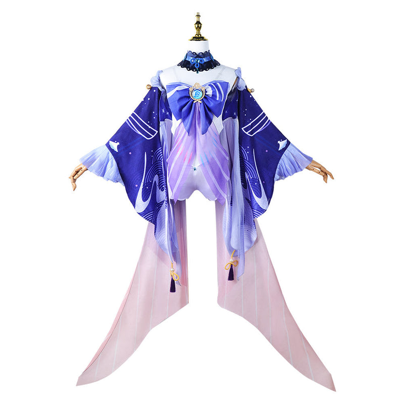 SeeCosplay Genshin Impact Sangonomiya Kokomi Cosplay Costume Costume Outfits for Halloween Carnival Party Suit Female