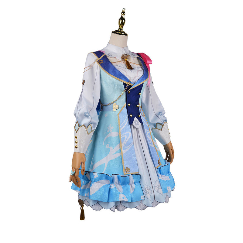 [Full In Stock] Genshin Impact: Kamisato Ayaka Cosplay CostumeCostume Outfits for Halloween Carnival Suit Female