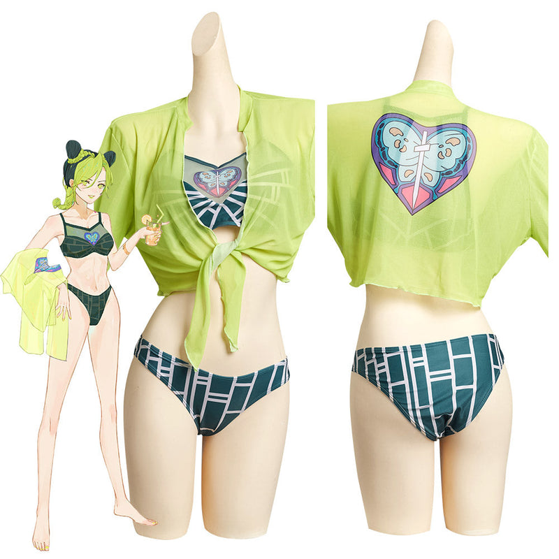 SeeCosplay Jolyne Original Designers Swimsuit Cosplay Costume 