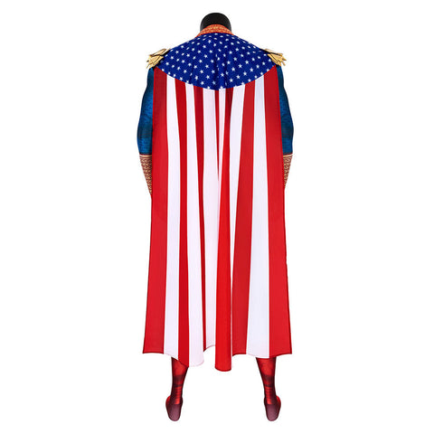 SeeCosplay The Boys Homelander Cosplay Costume Jumpsuit Cloak for Halloween Carnival Suit