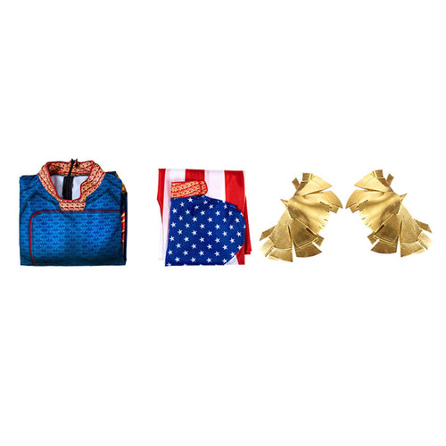 SeeCosplay The Boys Homelander Cosplay Costume Jumpsuit Cloak for Halloween Carnival Suit