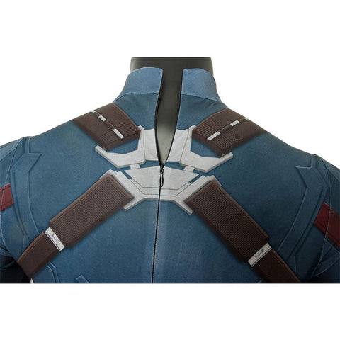 SeeCospaly Captain America Infinity War Steven Rogers Cosplay Costume Jumpsuit Costumes for Halloween Carnival Suit