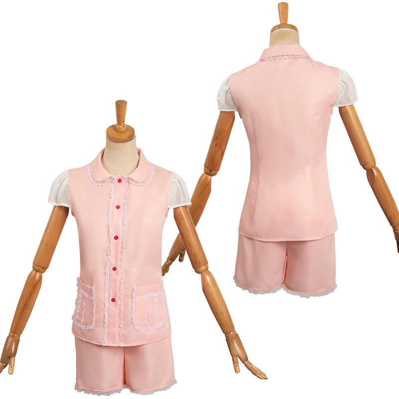 SeeCosplay 2023 Doll Movie Sleepwear Two-Pieces Pajamas Costumes for Halloween Carnival Cosplay Costume