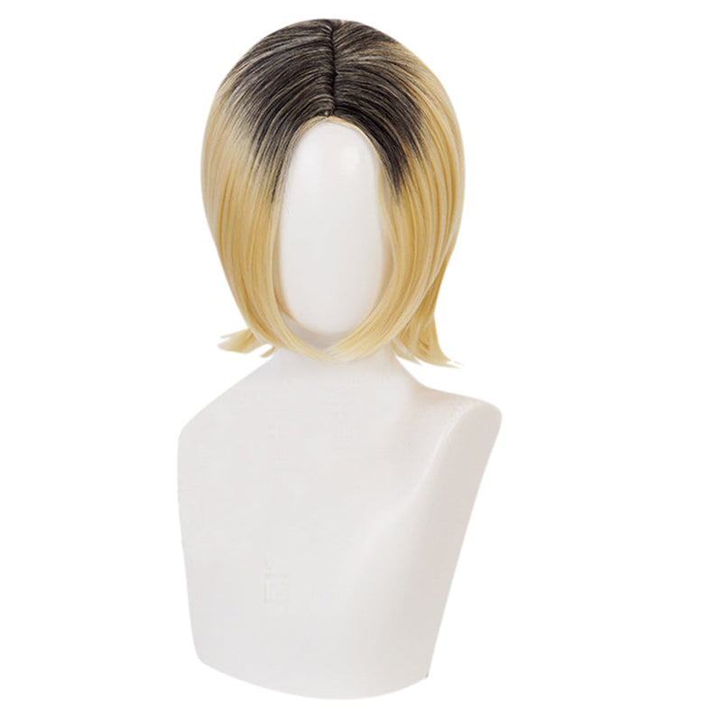 SeeCosplay Anime Kenma Kozume Short Yellow Hair Carnival Halloween Party Cosplay Wig