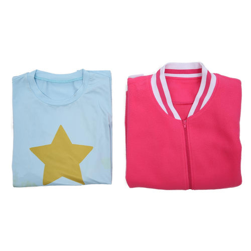 Steven Universe:    Costume Adult Zip Up Pink Jacket Coat Halloween Costume Cosplay Costume