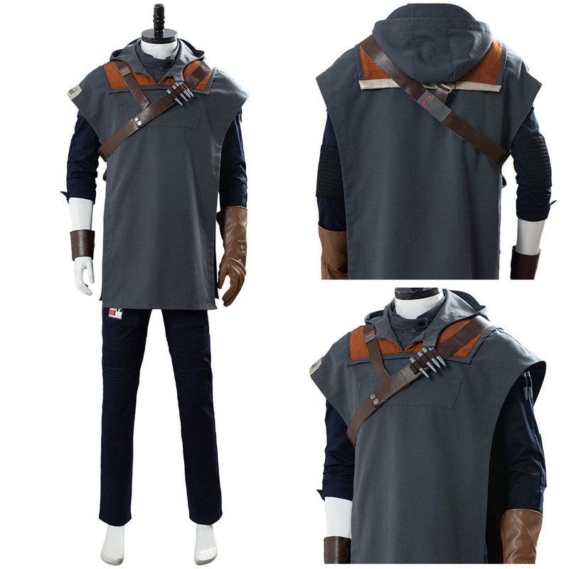 [All Sizes In Stock] Jedi Fallen Order: Cal Kestis Uniform Costume Halloween Carnival Suit