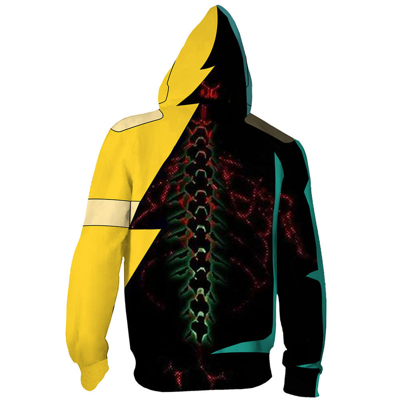 SeeCosplay Cyberpunk Edgerunners David Cosplay Hoodie 3D Printed Hooded Sweatshirt Men Women Casual Streetwear Zip Up Jacket Coat