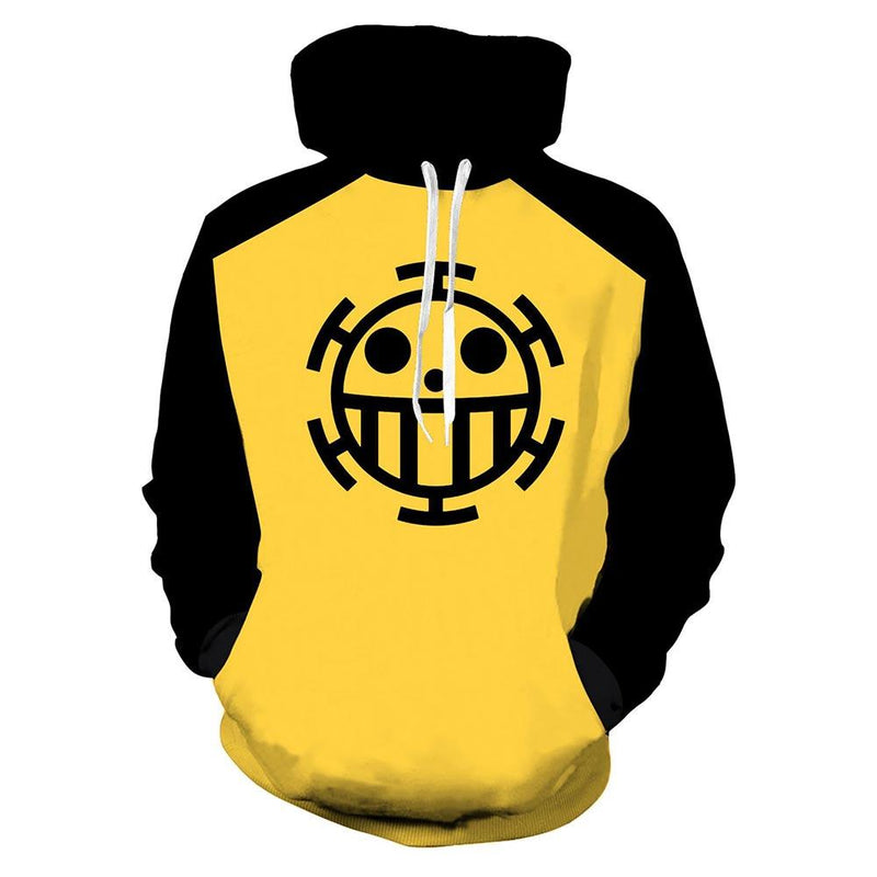 ONE PIECE:Unisex Hoodies Adult Cosplay Hooded Pullover Coat Casual Sweatshirts