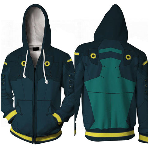 SeeCosplay Cyberpunk: Edgerunners Rebecca Cosplay Hoodie 3D Print Sweatshirt Men Women Pullover Zip Up Jacket Coat