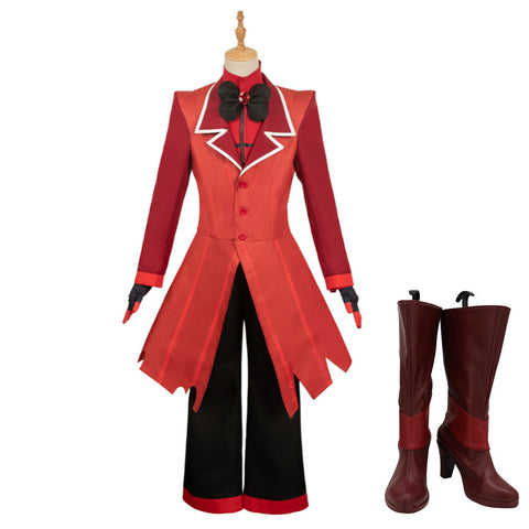 SeeCosplay Hazbin Hotel TV 2024 Red Alastor Cosplay Halloween for Carnival Cosplay Costume