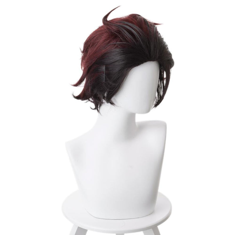 [Full In Stock]  Demon Slayer: Kamado Tanjirou Cosplay Wig